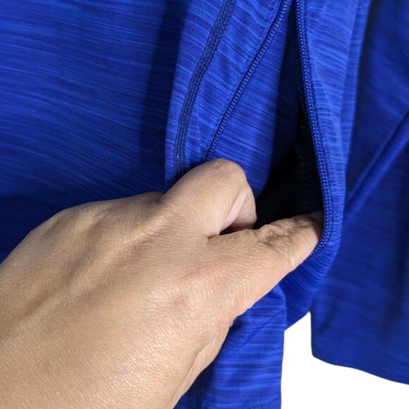 Coolibar Full Zip Sun Protection Jacket Womens XL Blue UPF Cover Up Thumbholes - Picture 6 of 9